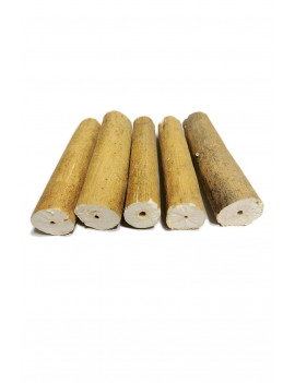 Natural Sola Log Bird Toy with Bark (Pack of 5)