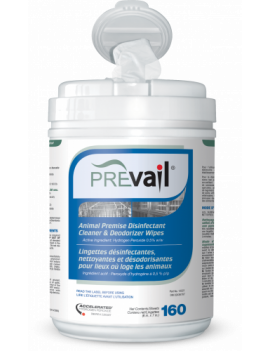 Prevail™ Vet Grade Disinfectant Wipes (160/PK)