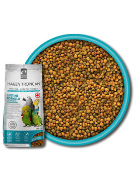 Hagen Tropican Lifetime Formula Granules for Parrots - 820 g (1.8 lb) $14.68