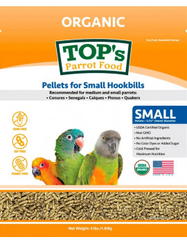 TOP's Totally Organic Small Parrot Pellet (4lb) $39.54