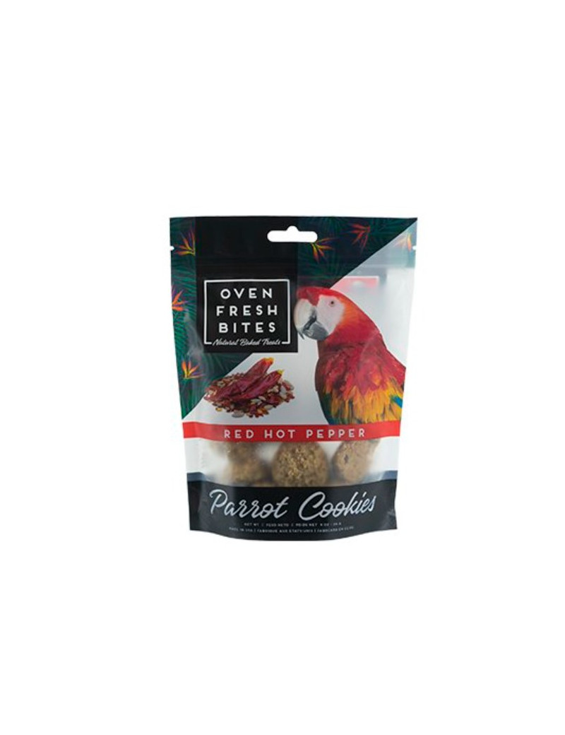Oven Fresh Bites Red Hot Pepper Parrot Cookies 4oz $10.16