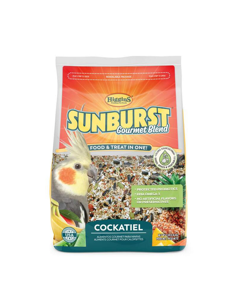 Sunburst Gourmet Blend for Cockatiel (3lb) $24.85