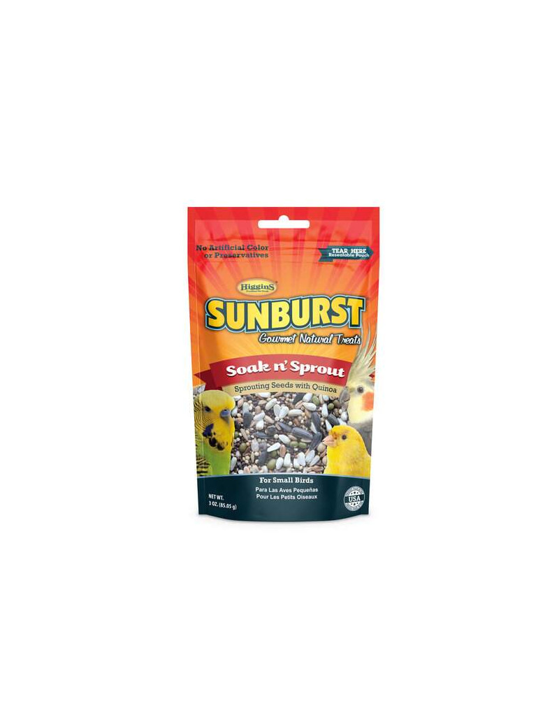 Sunburst Gourmet Natural Bird Treats Soak n’ Sprout (3oz) $4.51