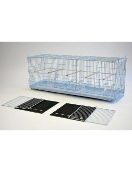 38" Triple-Compartment Stacked Finch Canary Breeding Cage (set of 2 cages) $281.37