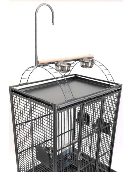 32X23" Play Top Parrot Cage with Toy Hanger African Grey Amazon Cockatoo $868.97