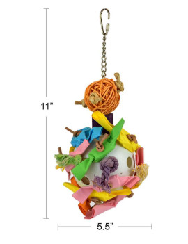 Bird Chewing Toy with Wood Blocks $15.81