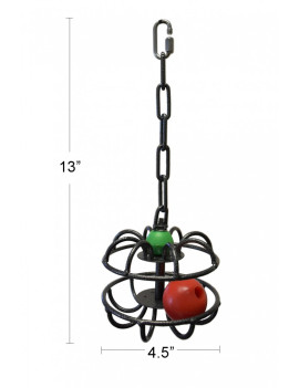 Metal Bird Foraging Toy With Rolling Ball $22.59