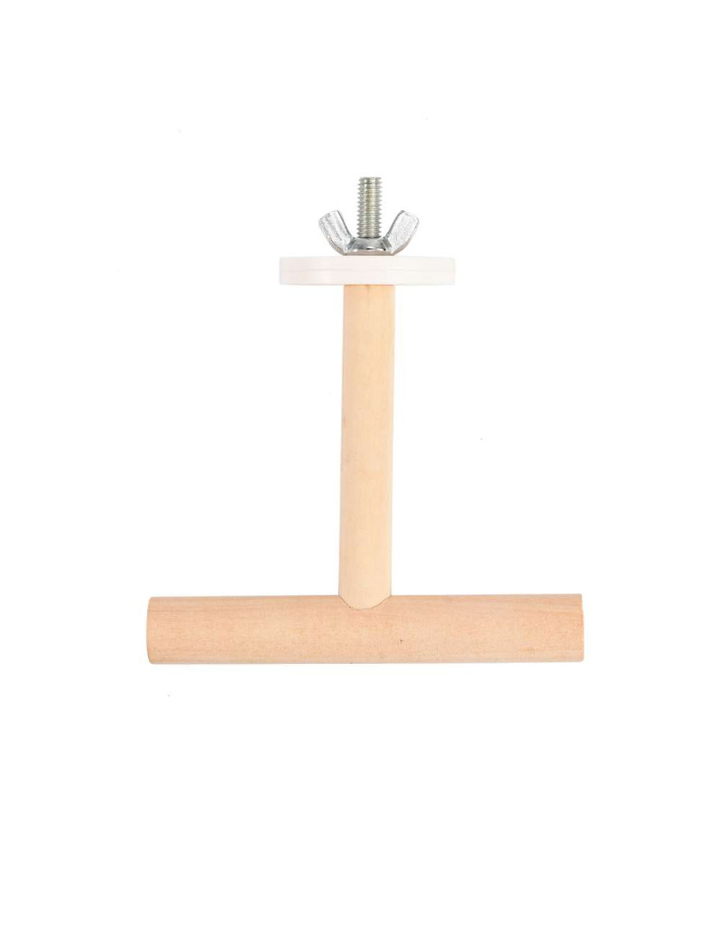 Small Wooden T perch for Birds $4.51