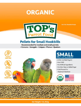 TOP's Totally Organic Small Parrot Pellet (12oz)