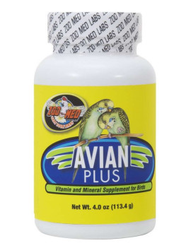 Zoo Med’s Avian Plus™ Vitamin and Mineral Supplement for Birds (4oz) $20.33