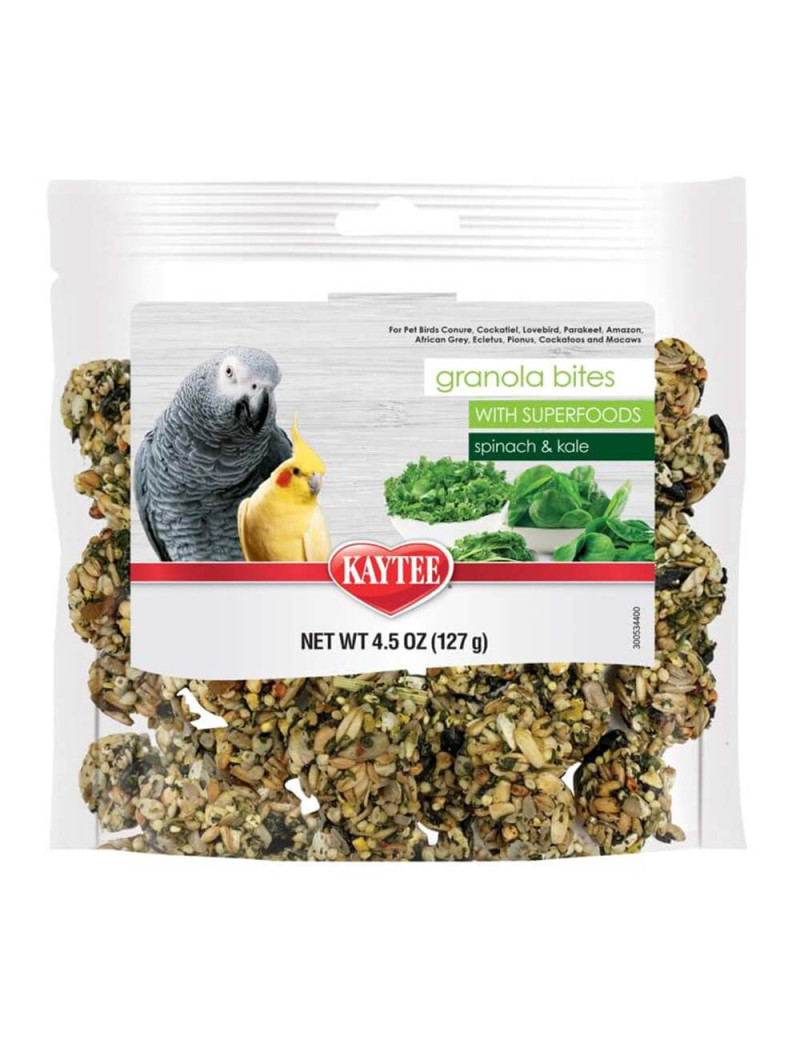 Kaytee Granola Bites Spinach & Kale (4.5oz) $10.16