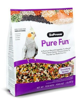 Zupreem Pure Fun for Medium Birds 2lbs $30.50