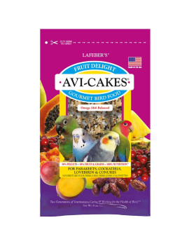 Fruit Delight Avi-Cakes for Small Birds 8oz $14.68