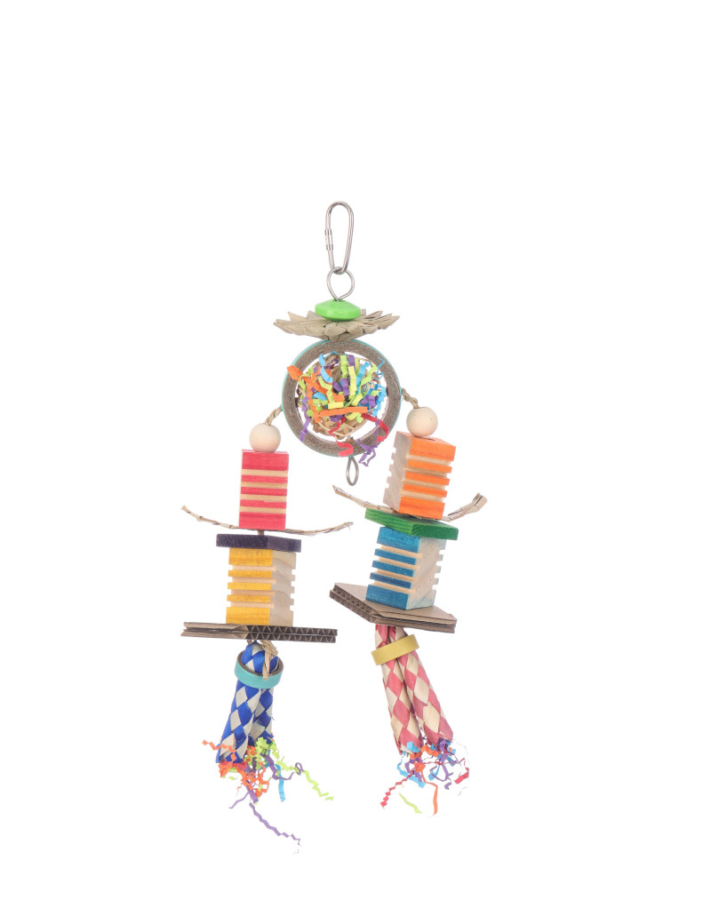 Bagel & Groovy Blocks Bird Toy $13.55