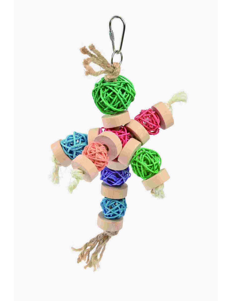 Little Wicker Ball Man Toy for Birds $12.42