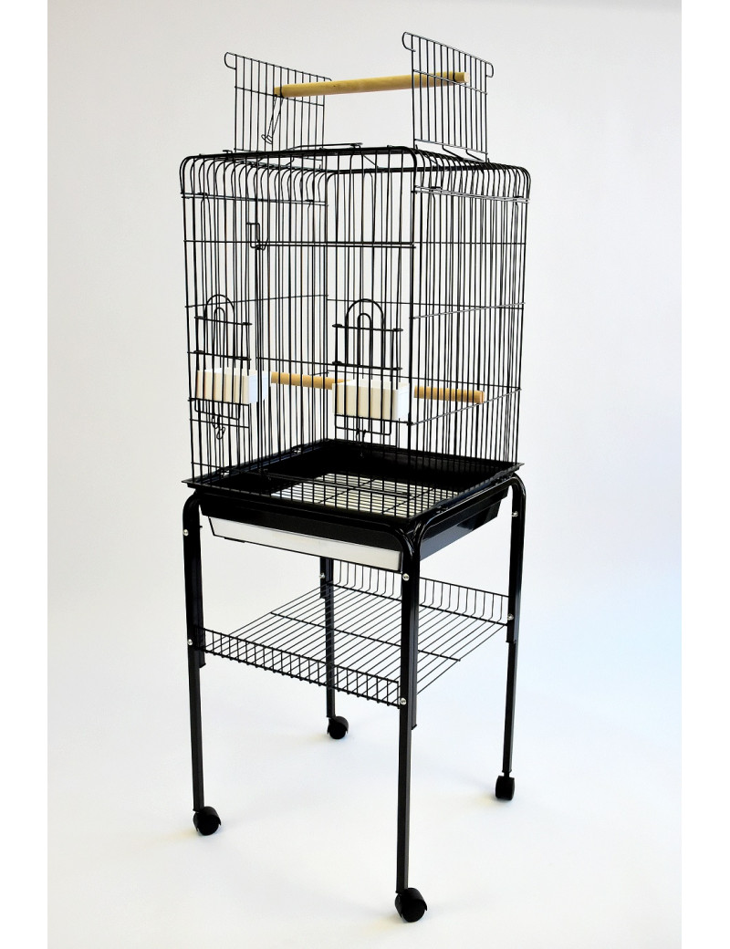 18" Open Top Parrot Cage with Rolling Stand $197.75