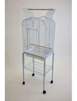 Victorian Style Open Top Parrot Bird Cage with Rolling Stand $129.95