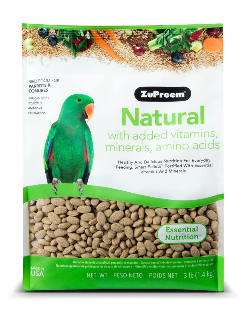 Zupreem Natural Medium/Large Bird Food (3lbs) $29.37