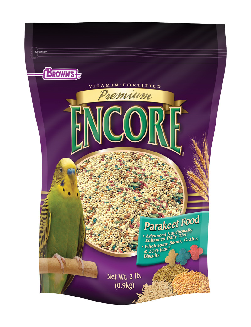 Brown's Encore Premium Parakeet Food (2lb) $13.55