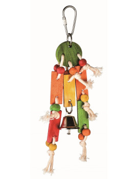 Small Coin Toss Bird Toy with Bell $9.03