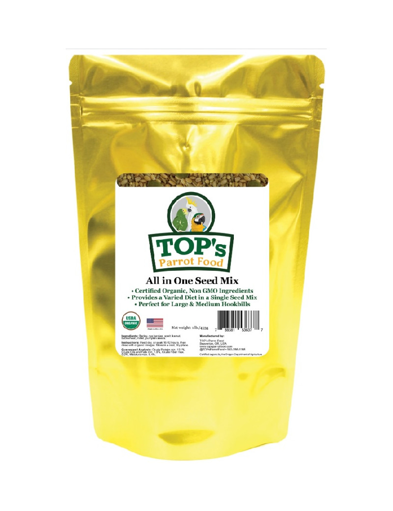 TOP's Totally Organic All-in-One Seed Mix (1lb) $15.24