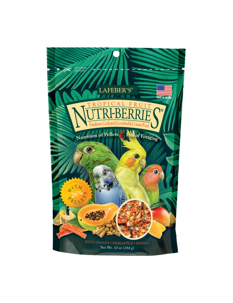Lafeber's Tropical Fruit Nutri-Berries for Small Parrots 10oz $16.94