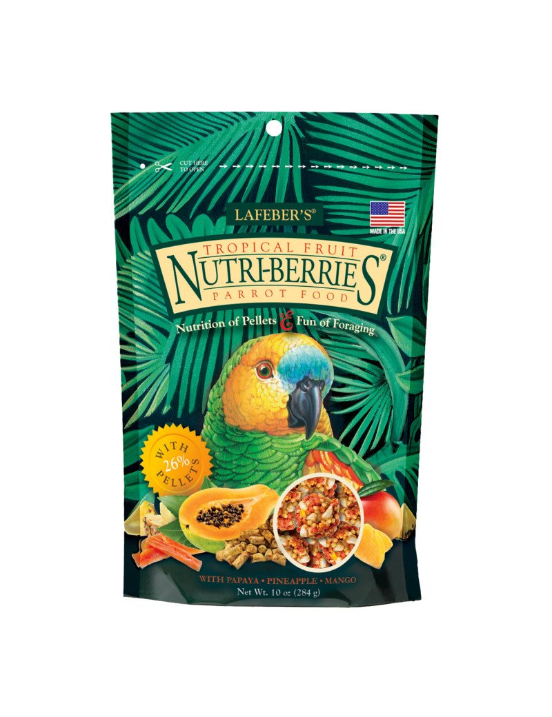 Lafeber's Tropical Fruit Nutri-Berries for Parrots (10oz) $16.94