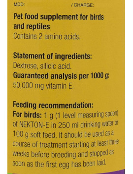 Nekton-E Vitamin E Compound For Breeding Birds & Reptiles (35g) $18.07