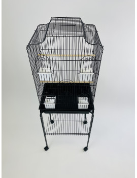 17X14" Victorian Style Bird Cage with Rolling Stand $141.24