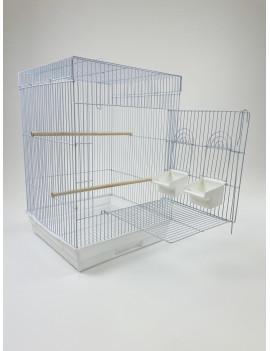 17x17" Square Bird Cage with Extra Sit on Platform $112.99