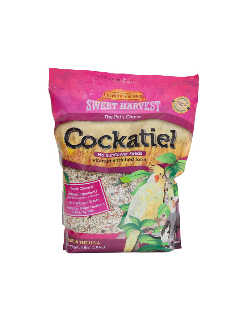 Kaylor of Colorado Sweet Harvest Cockatiel Bird Food No Sunflower seed (2lb) $19.20