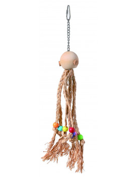 Octopus Shaped Bird Toy with Braided Corn Husk $13.55