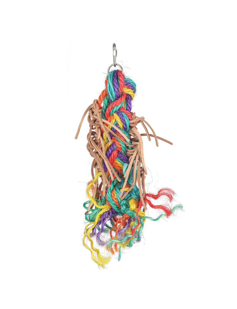 Jolly Jungle Leather Kabob Bird Toy $20.33