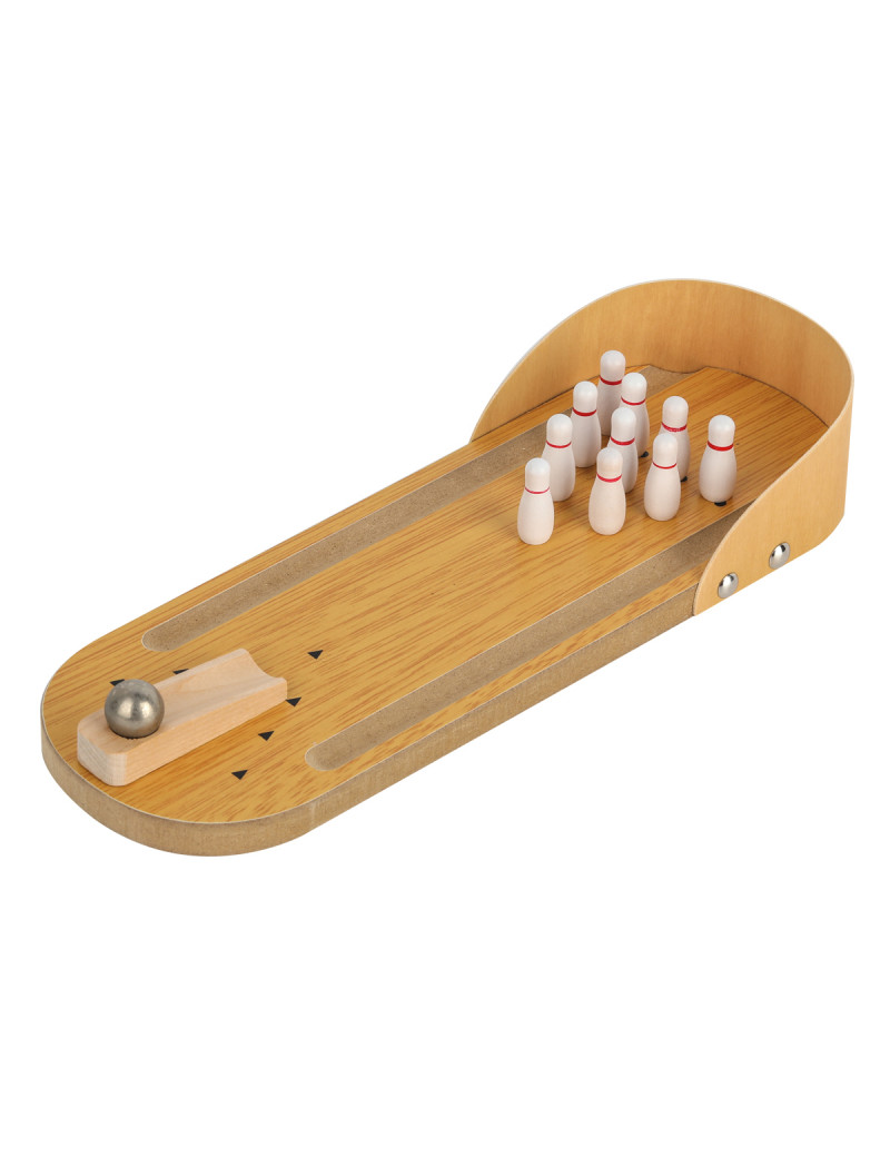 Wooden 10 Pin Mini Bowling Game for Birds $18.07