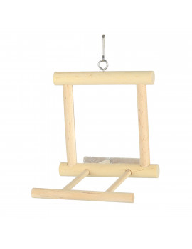Small Hanging Mirror Bird Toy with Perch Stand $6.77