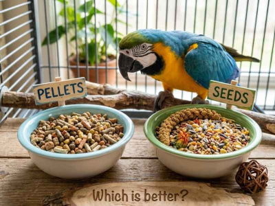Pellets vs Seeds for Parrots: Which Is Better for Your Bird?