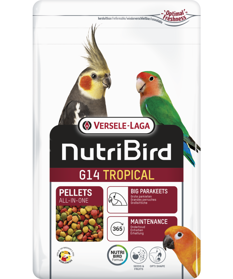 NutriBird B14 Tropical Maintenance Food For Large Parakeets (1kg) $18.07