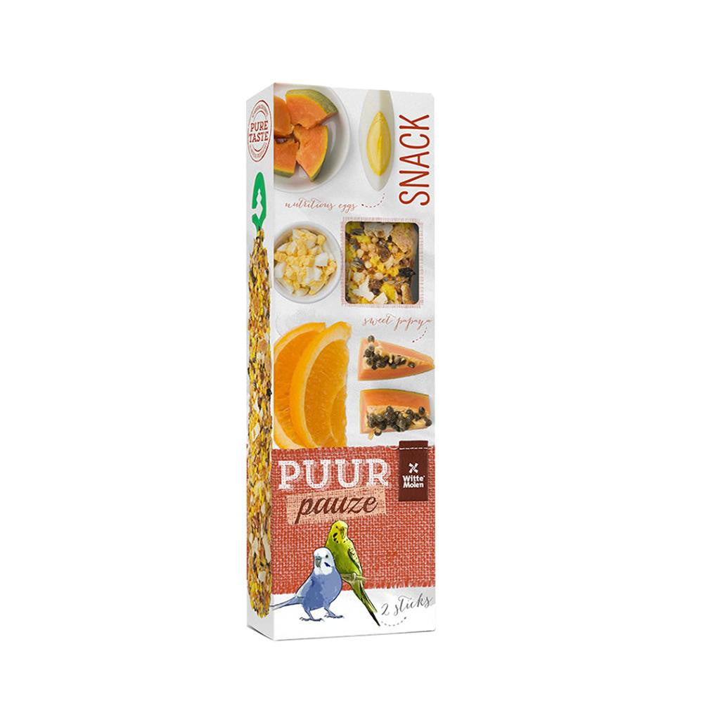 Puur Treat Sticks Budgies Papaya/Orange (2pcs) $7.90