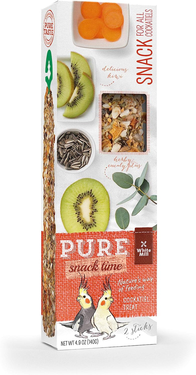 Puur Treat Sticks Parrots Kiwi/Eucalyptus (2pcs) $16.37