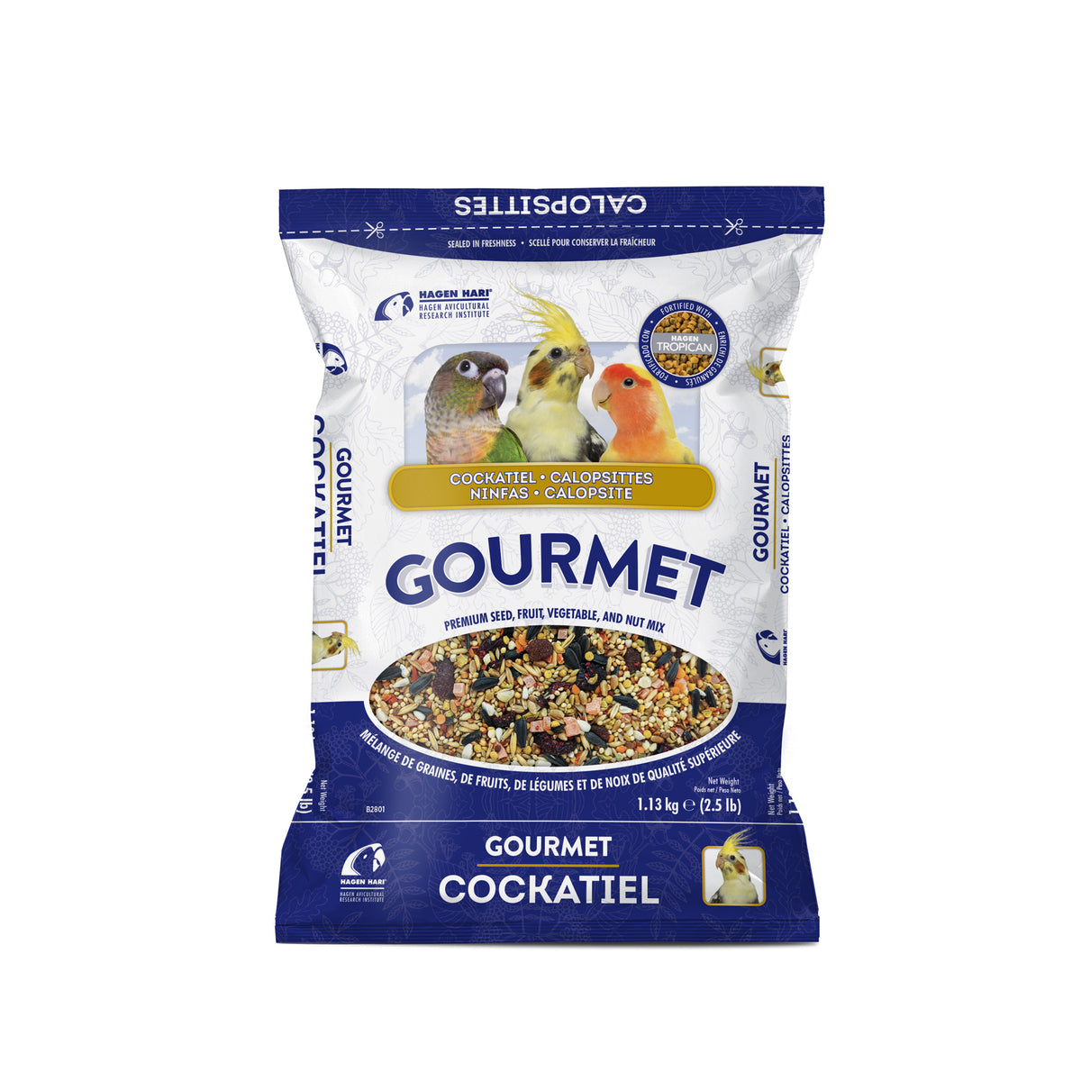 HARI Gourmet Premium Seed Mix For Cockatiels - 1.13 kg (2.5 lb) $14.68