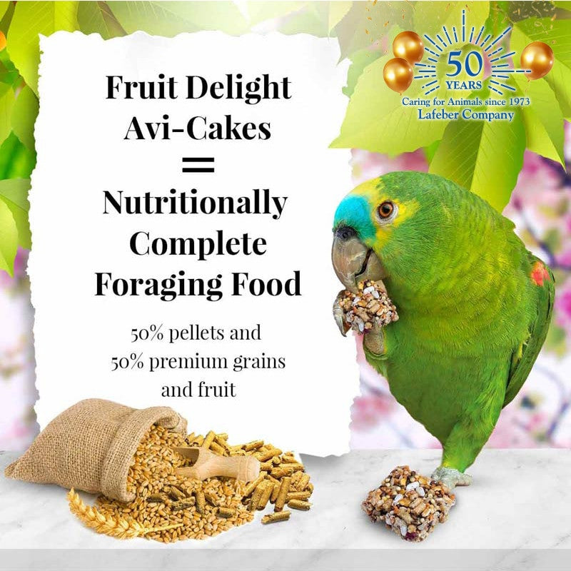 Lafeber Fruit Delight Avi-Cakes for Parrots 8oz $14.68