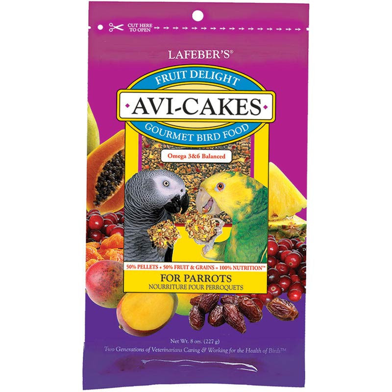 Lafeber Fruit Delight Avi-Cakes for Parrots 8oz $14.68