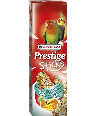 Prestige Treat Stick with Exotic Fruit for Large Parakeets (2x70g) $10.16