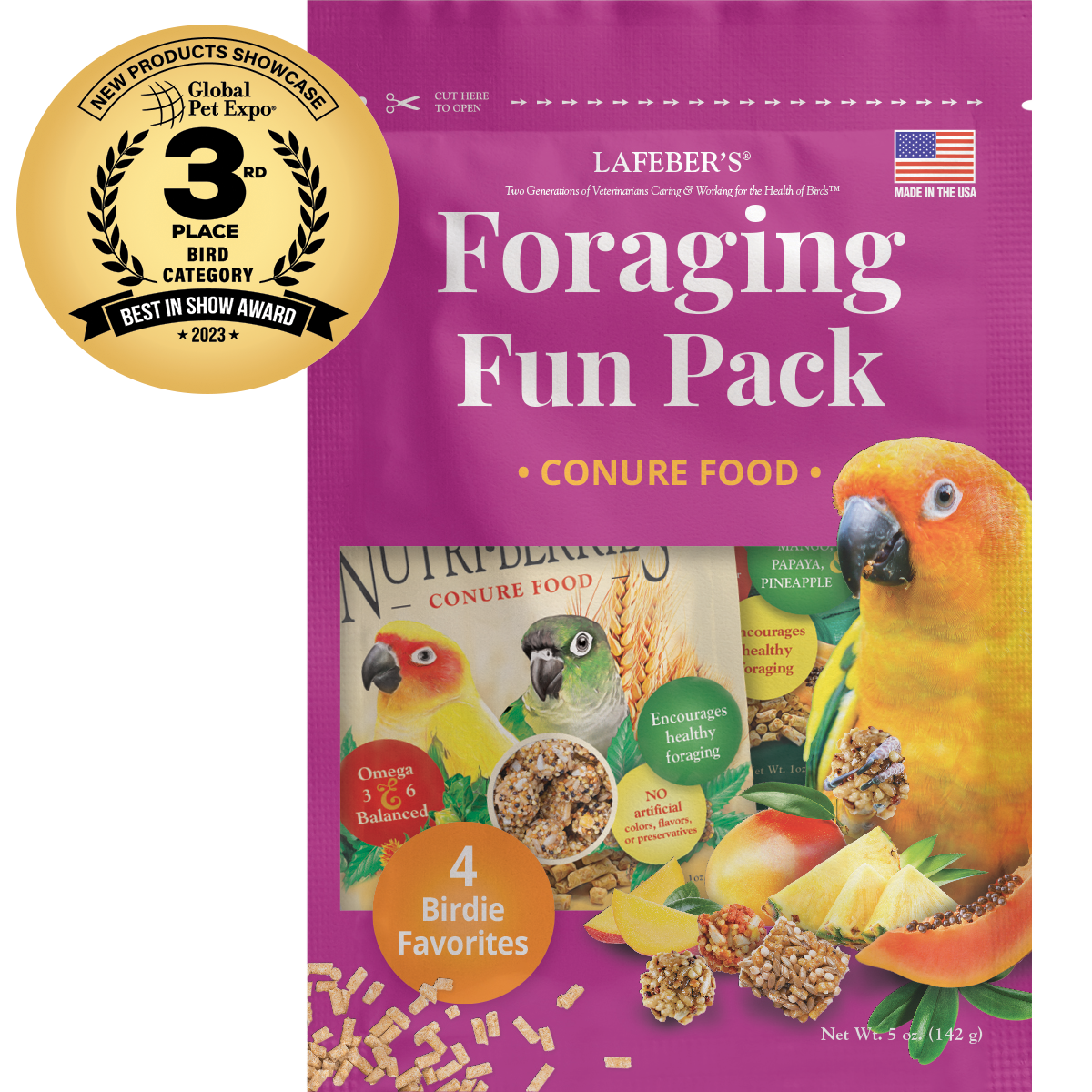 Lafeber Foraging Fun Packs For Conure (5oz) $15.81