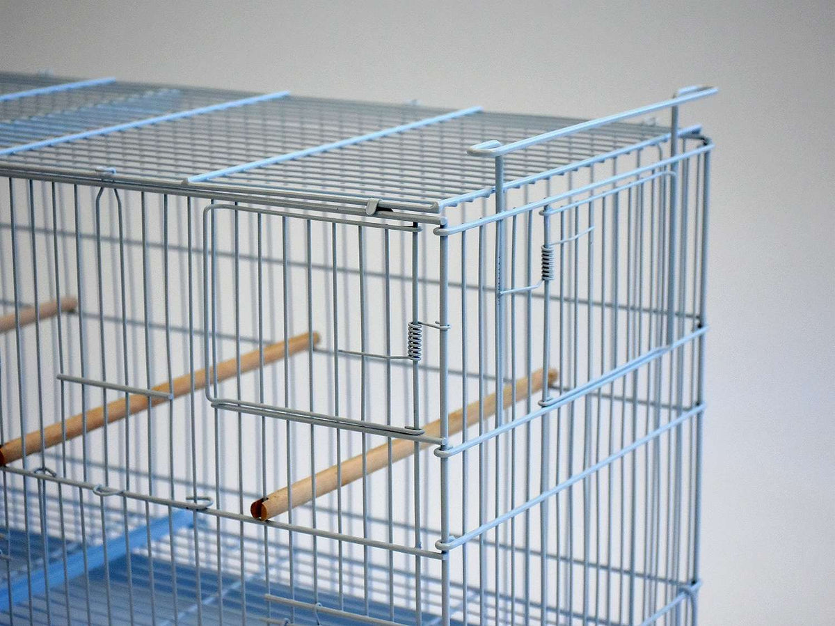 38" Triple-Compartment Stacked Finch Canary Breeding Cage (set of 2 cages) $224.87