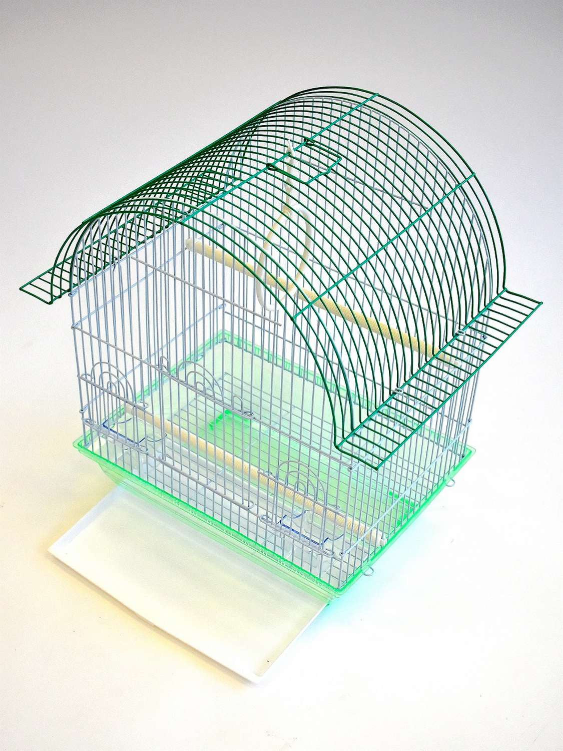 Dome Top Small Bird Cage with Inside Feeders $45.19