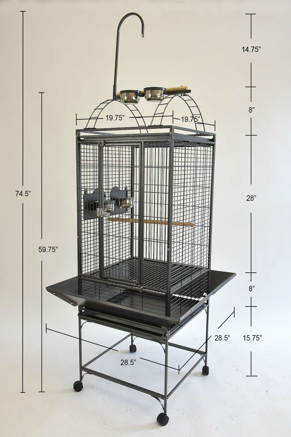 20X20" Play Top Parrot Bird Cage for Conure Cockatiel Quaker $405.67
