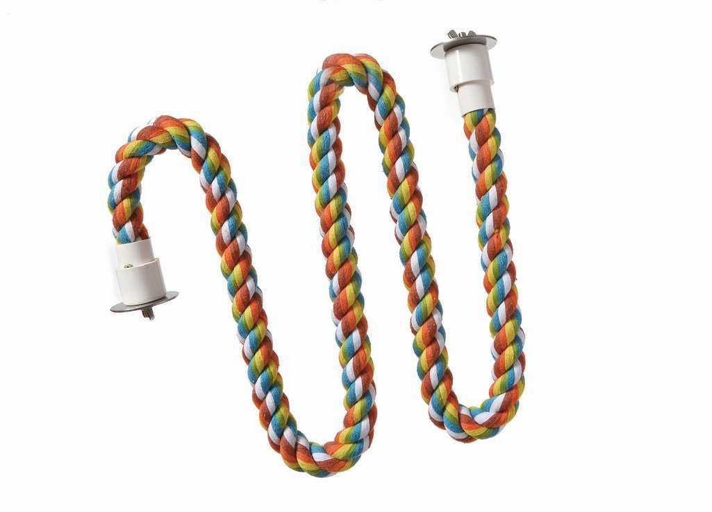 51" Zigzag Cotton Parrot Rope Perch $16.94