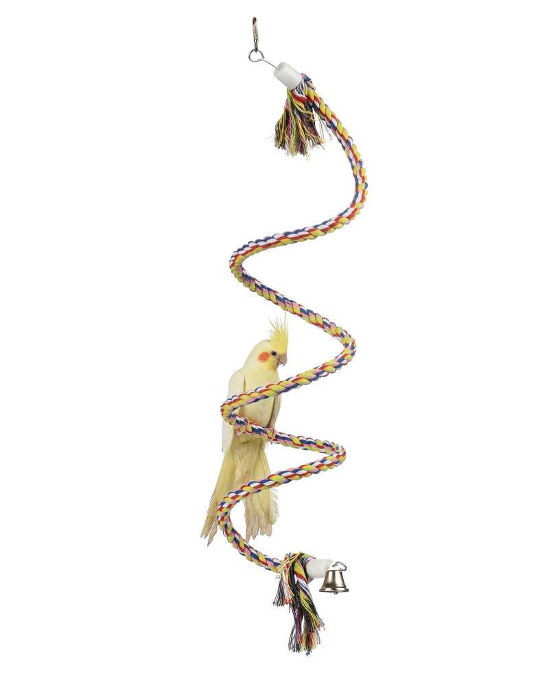 Small Bird Spiral Rope Perch $11.29