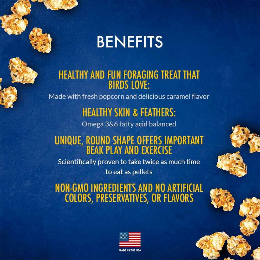 Cockatiel Popcorn Nutri-Berrie Treats 4oz $12.42